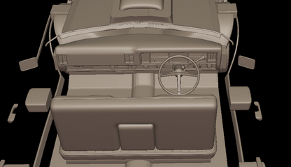 STL FILE custom Buick Electra 225 1968 four doors 3d print model - ARTISTIT