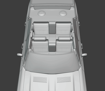 STL FILE 1971 Oldsmobile Cutlass Supreme sedan 3d print model - ARTISTIT