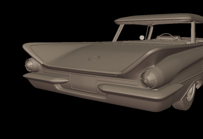 STL FILE Buick LeSabre 1959 four doors 3D PRINT MODEL - ARTISTIT