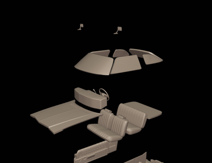 STL FILE chevrolet caprice classic 1976 3d print model - ARTISTIT