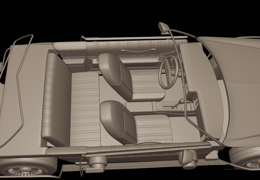CHEVROLET MONTE CARLO 1974 3D PRINT MODEL