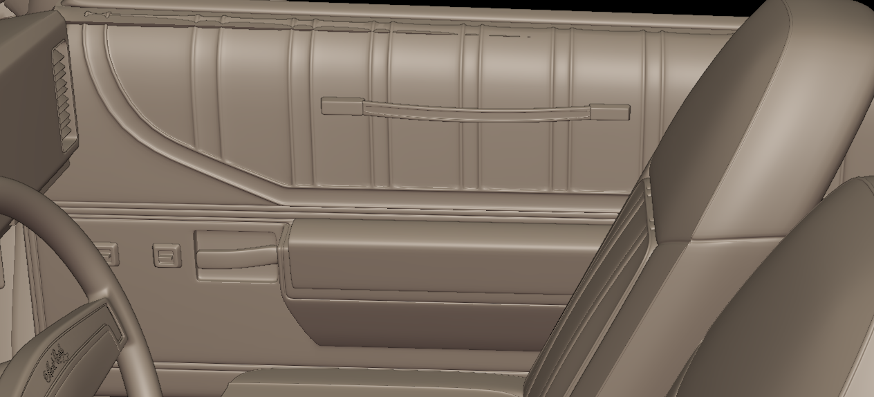 CHEVROLET MONTE CARLO 1976 3D PRINT MODEL