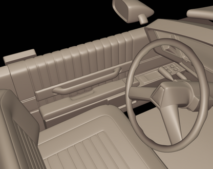STL FILE chevrolet caprice 1987 3d print model - ARTISTIT