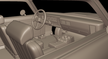 STL FILE CHEVROLET NOVA SS 396 1969 3D PRINT MODEL - ARTISTIT