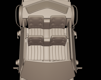 STL FILE Cadillac fleetwood Eldorado Coupe 1968 3d print model - ARTISTIT