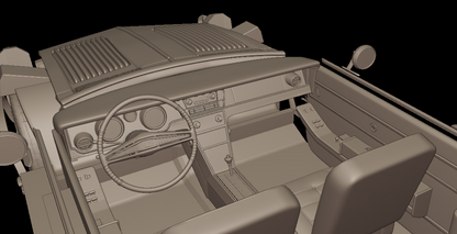 STL FILE george barris CUSTOM 1963 RIVIERA 3d print model - ARTISTIT