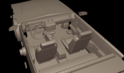 STL FILE chevrolet monte carlo ss 1986 3D PRINT MODEL - ARTISTIT
