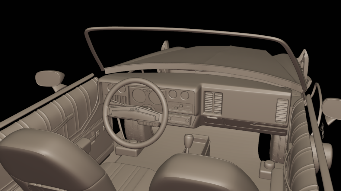 CHEVROLET MONTE CARLO 1974 3D PRINT MODEL