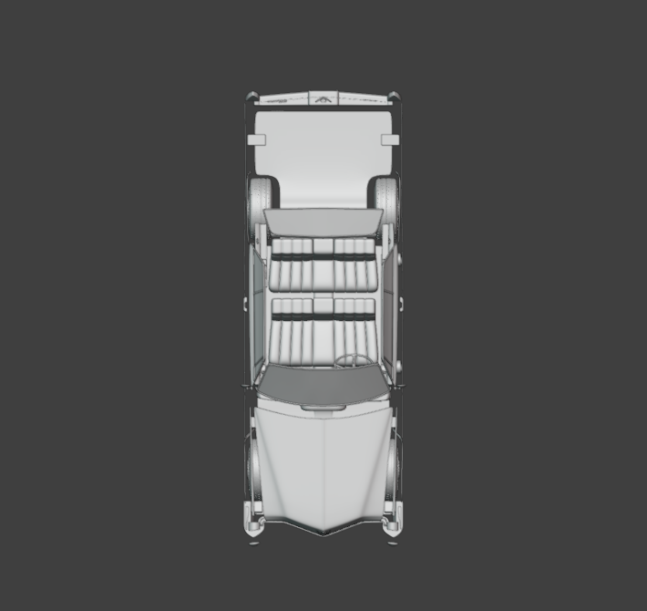 1966 cadillac coupe de ville 3d print model