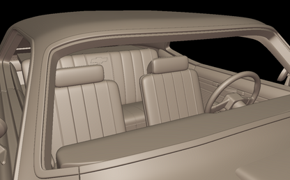 STL FILE CHEVROLET NOVA SS 396 1969 3D PRINT MODEL - ARTISTIT