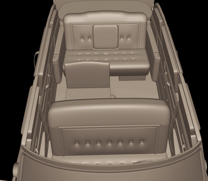 STL FILE Cadillac 75 Fleetwood Limousine 1953 3d print model - ARTISTIT