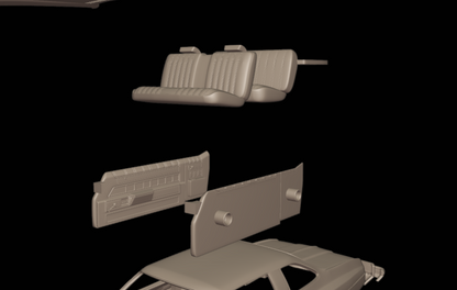 STL FILE chevrolet caprice classic 1976 3d print model - ARTISTIT