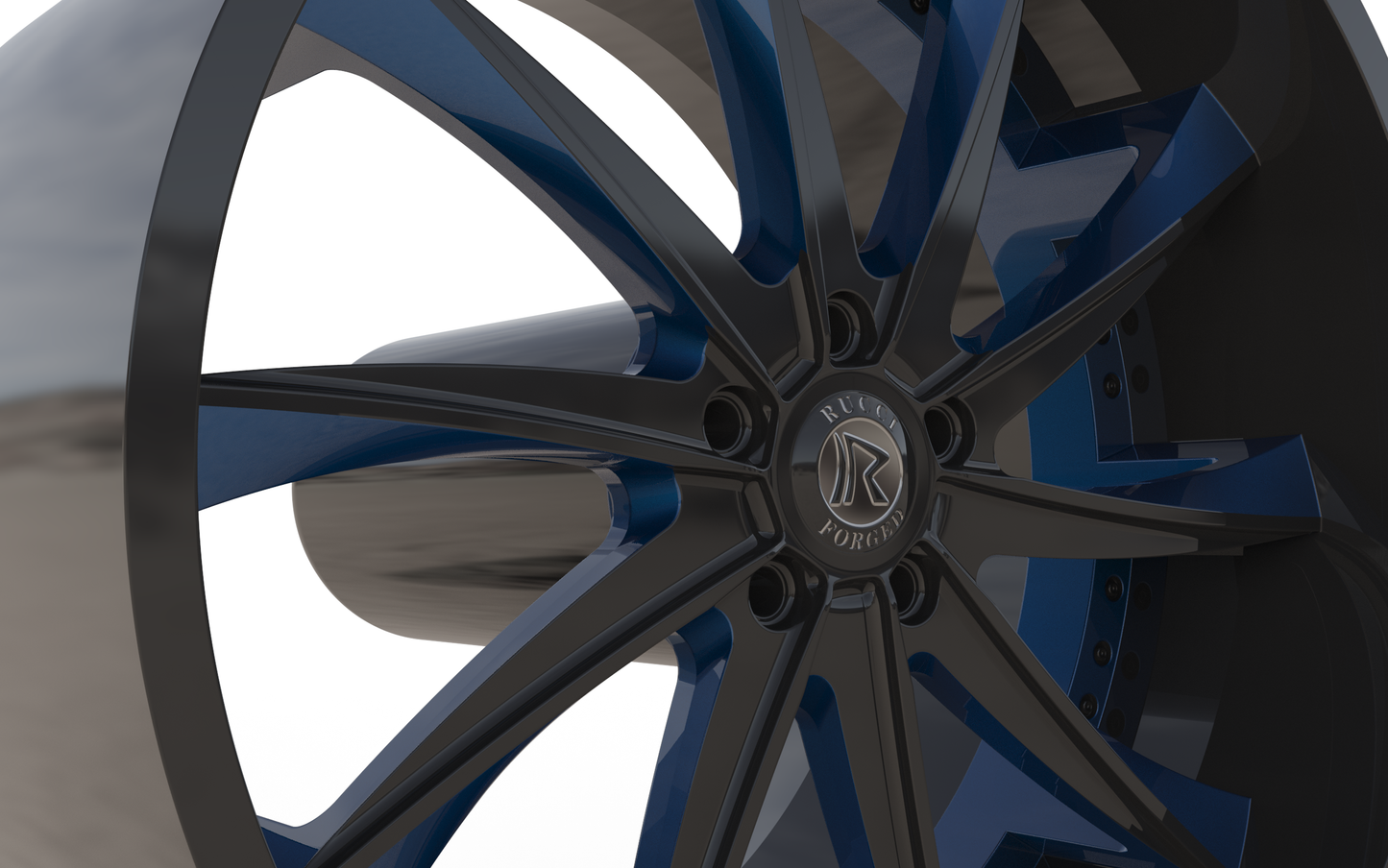 STL FILE RUCCI FORGED Spada WHEEL 3D MODEL - ARTISTIT