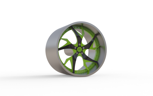 STL FILE RUCCI FORGED Sweeper WHEEL 3D MODEL - ARTISTIT
