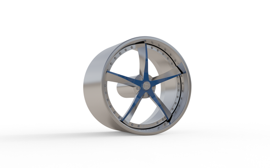STL FILE RUCCI FORGED Swoops WHEEL 3D MODEL - ARTISTIT