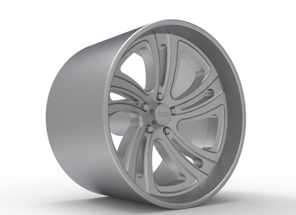 STL FILE FOOSE TWIZZ v2 WHEEL 3D MODEL - ARTISTIT