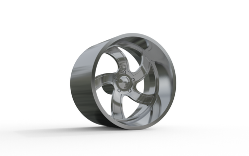 STL FILE INTRO Twisted Flow WHEEL 3D MODEL - ARTISTIT