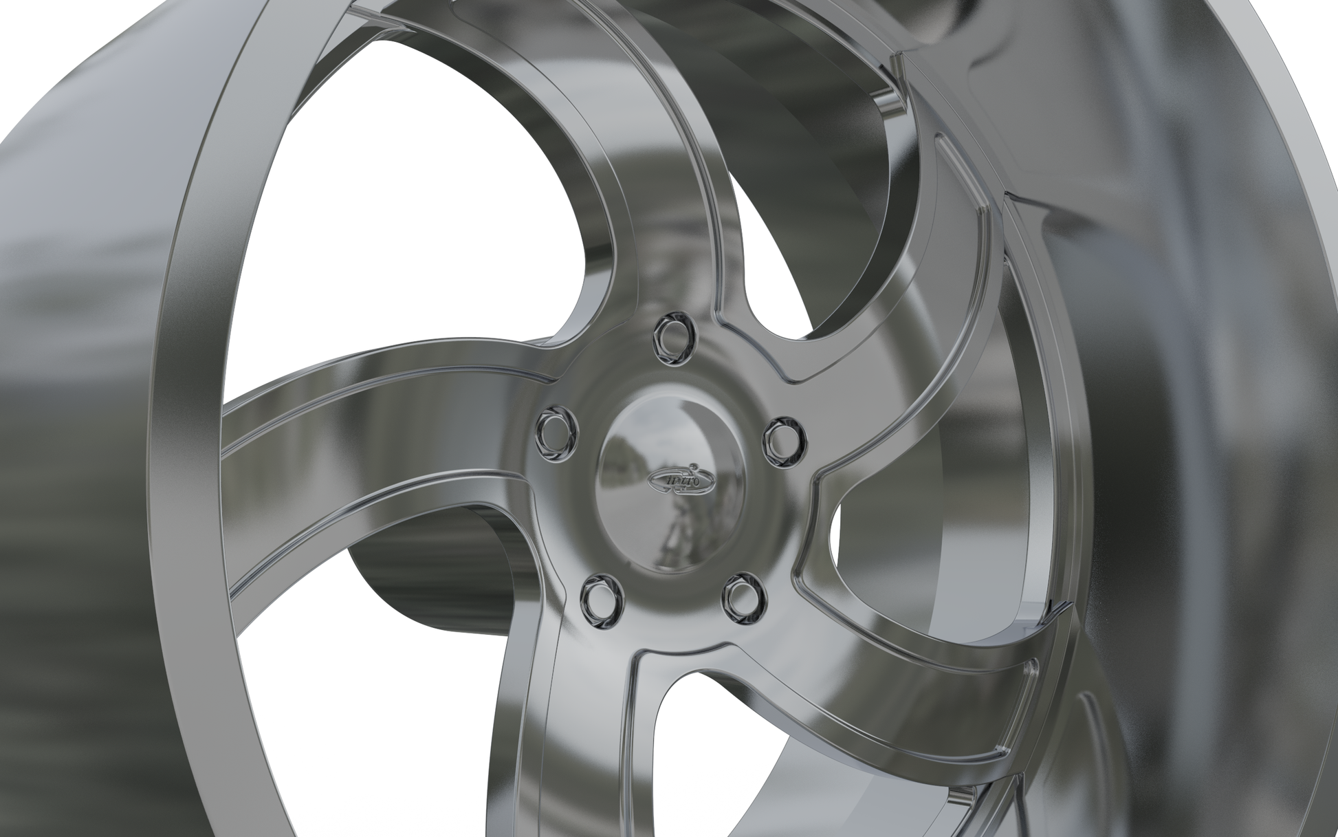 STL FILE INTRO Twisted Flow WHEEL 3D MODEL - ARTISTIT