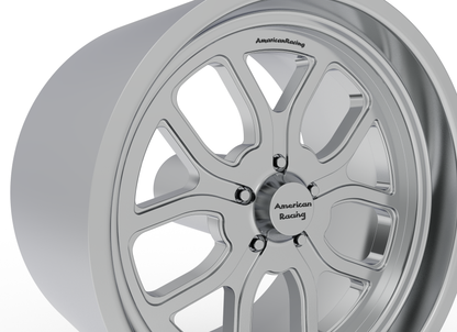 STL FILE AMERICAN RACING VF201 WHEEL 3D MODEL - ARTISTIT