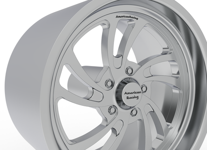 STL FILE AMERICAN RACING VF536 WHEEL 3D MODEL - ARTISTIT