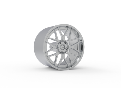 STL FILE AMERICAN RACING VN430 WHEEL 3D MODEL - ARTISTIT