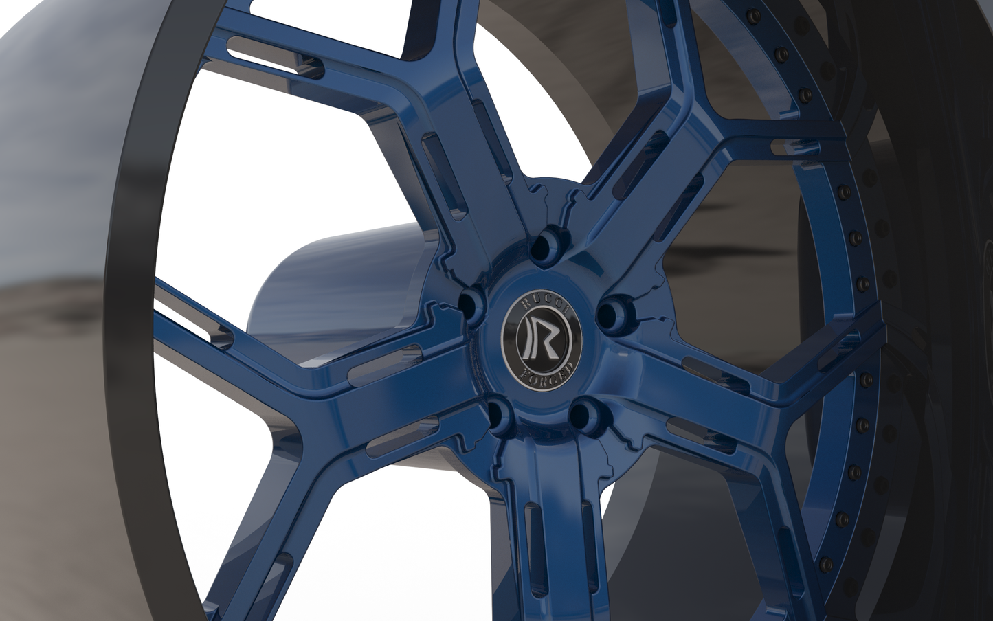 STL FILE RUCCI FORGED Vegas WHEEL 3D MODEL - ARTISTIT