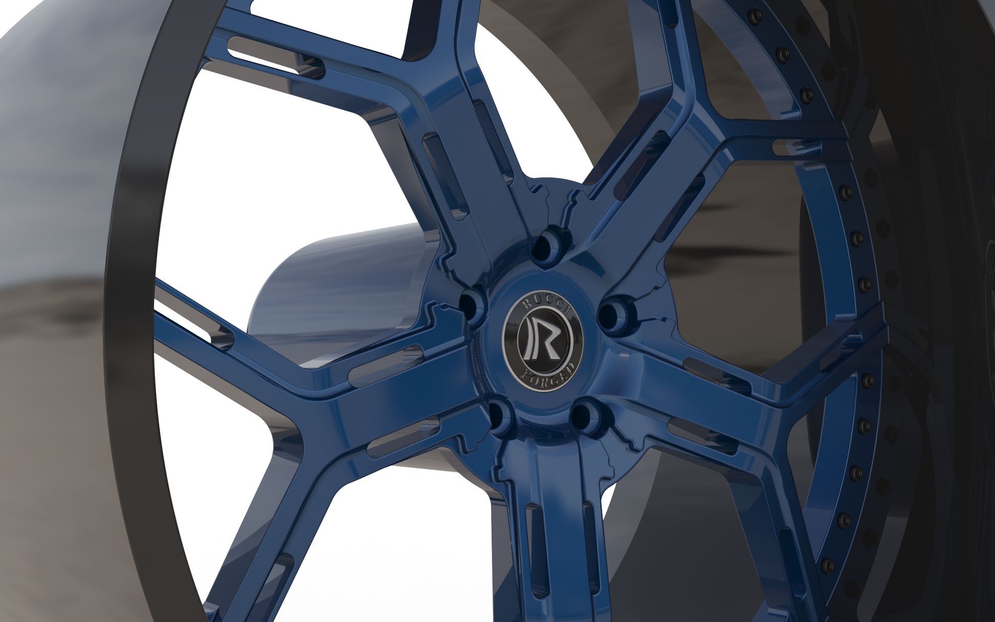 STL FILE RUCCI FORGED Vegas WHEEL 3D MODEL - ARTISTIT