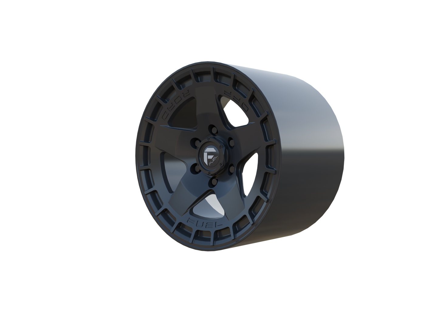 FUEL OFF-ROAD WARP WHEEL 3D PRINT MODEL