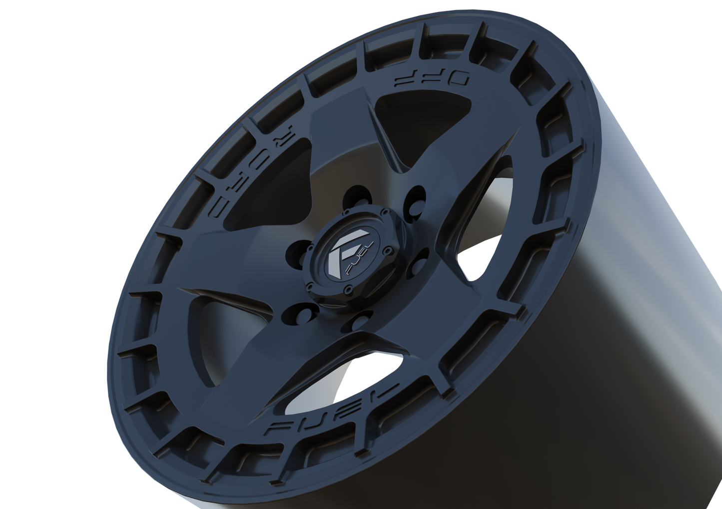 FUEL OFF-ROAD WARP WHEEL 3D PRINT MODEL