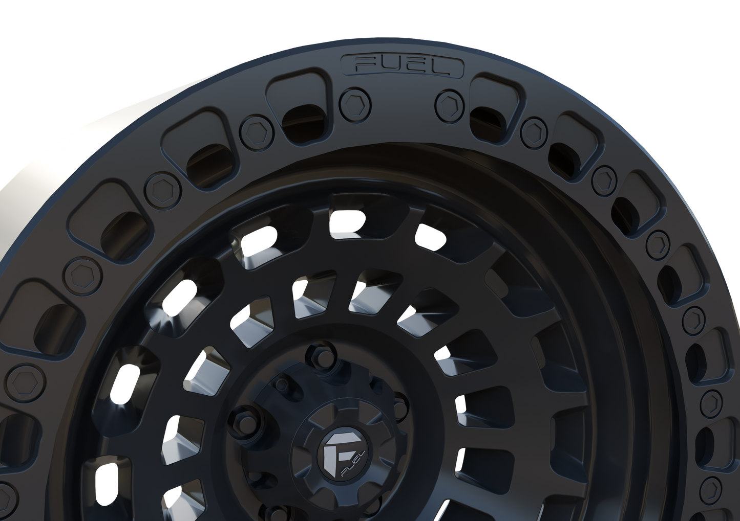 FUEL OFF-ROAD ZEPHYR BEADLOCK WHEEL 3D PRINT MODEL
