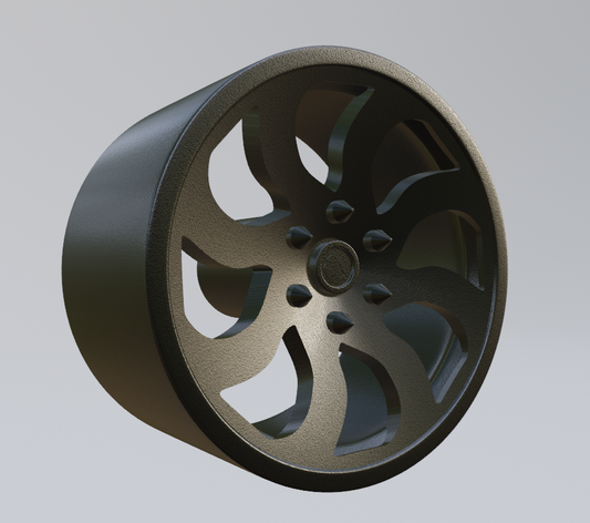 STL FILE free custom wheel design 11 3d print model - ARTISTIT