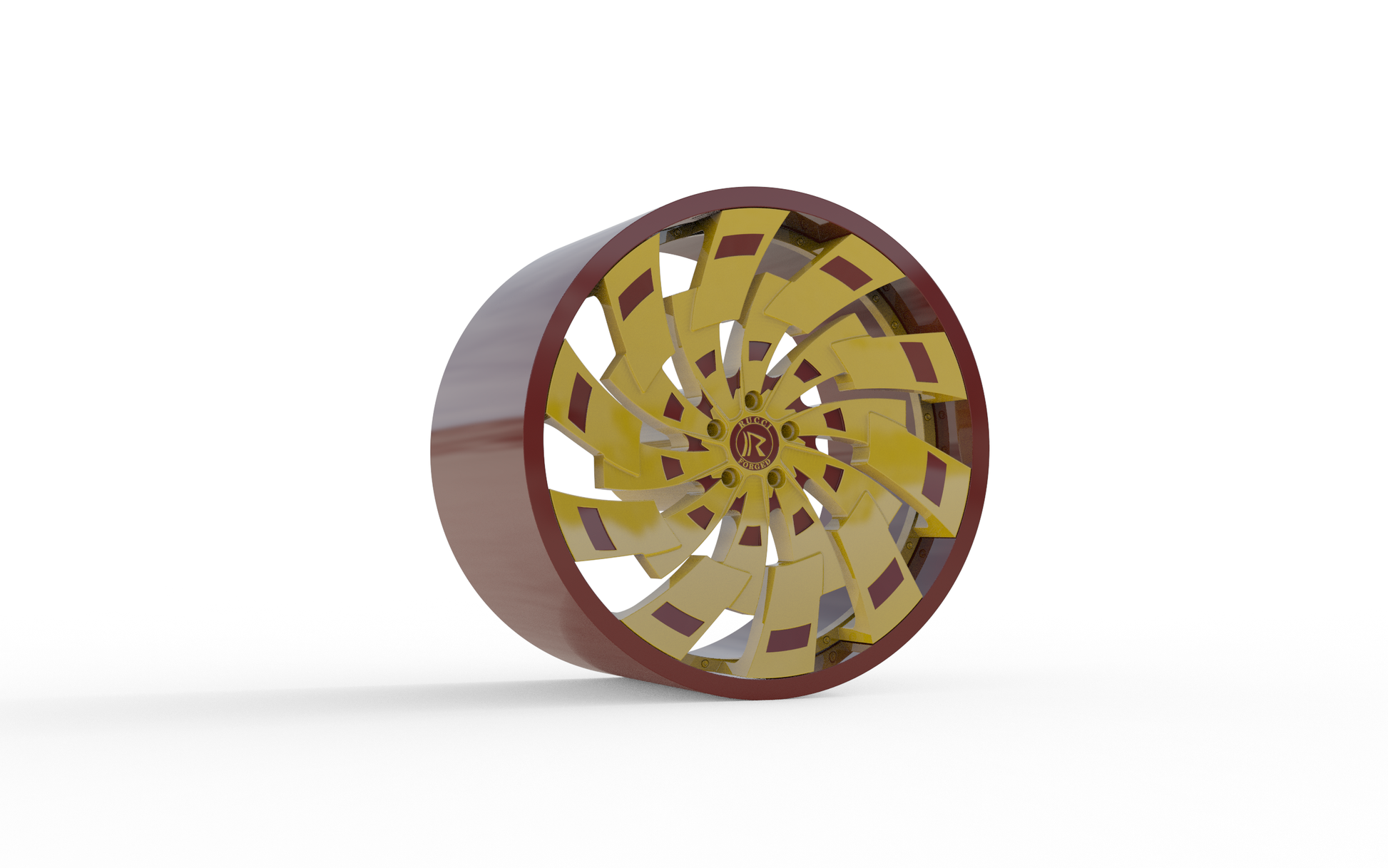 STL FILE RUCCI FORGED fam WHEEL 3D MODEL - ARTISTIT