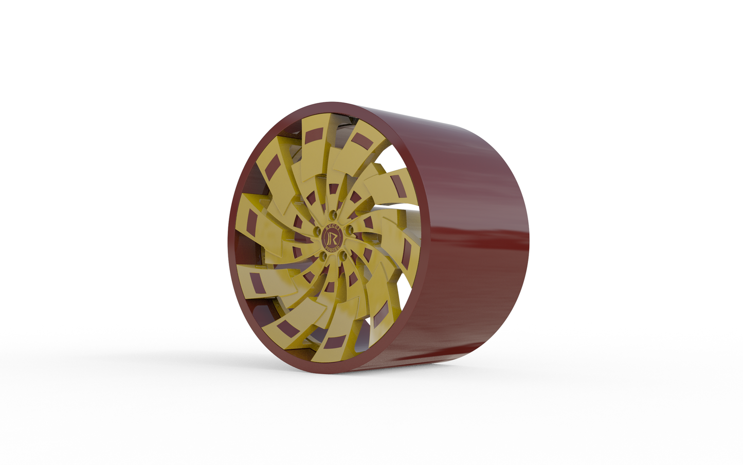 STL FILE RUCCI FORGED fam WHEEL 3D MODEL - ARTISTIT