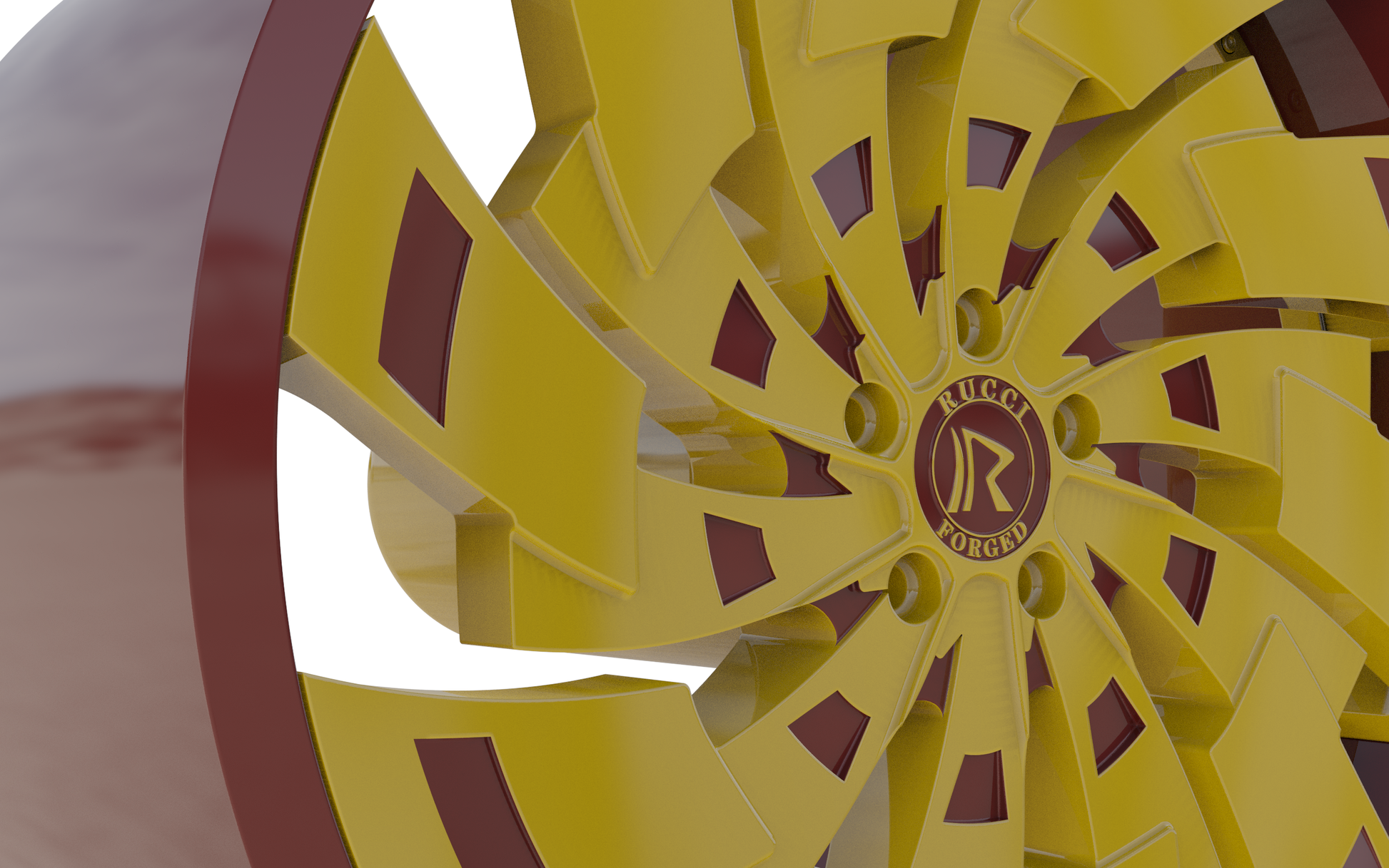 STL FILE RUCCI FORGED fam WHEEL 3D MODEL - ARTISTIT