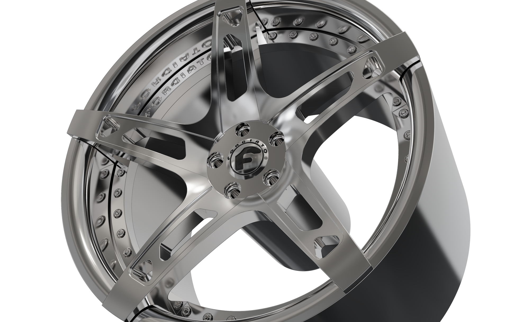 STL FILE forgiato Affilato-ECL concave wheel 3d model - ARTISTIT