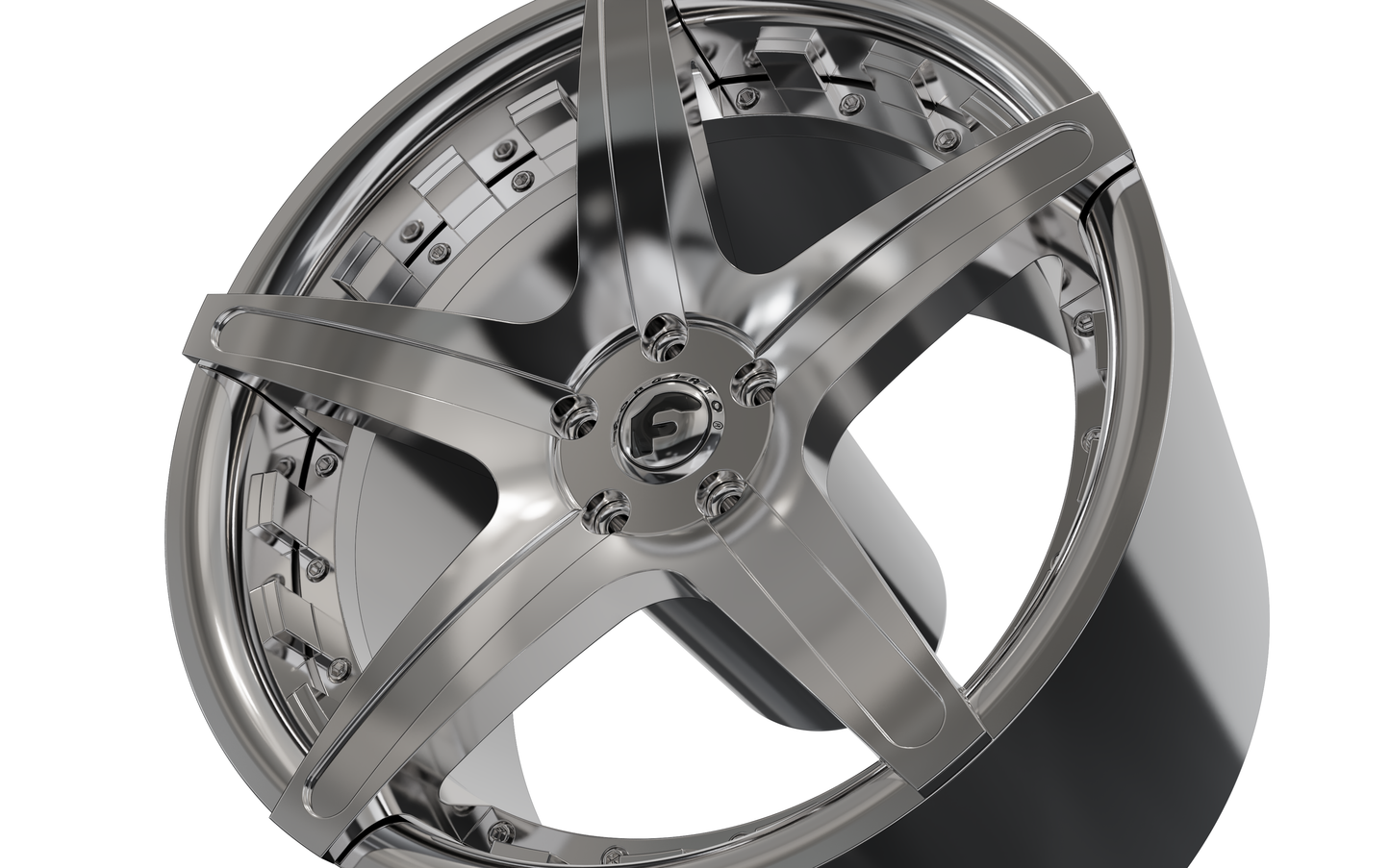 forgiato Aggio-ECL concave wheel 3d model