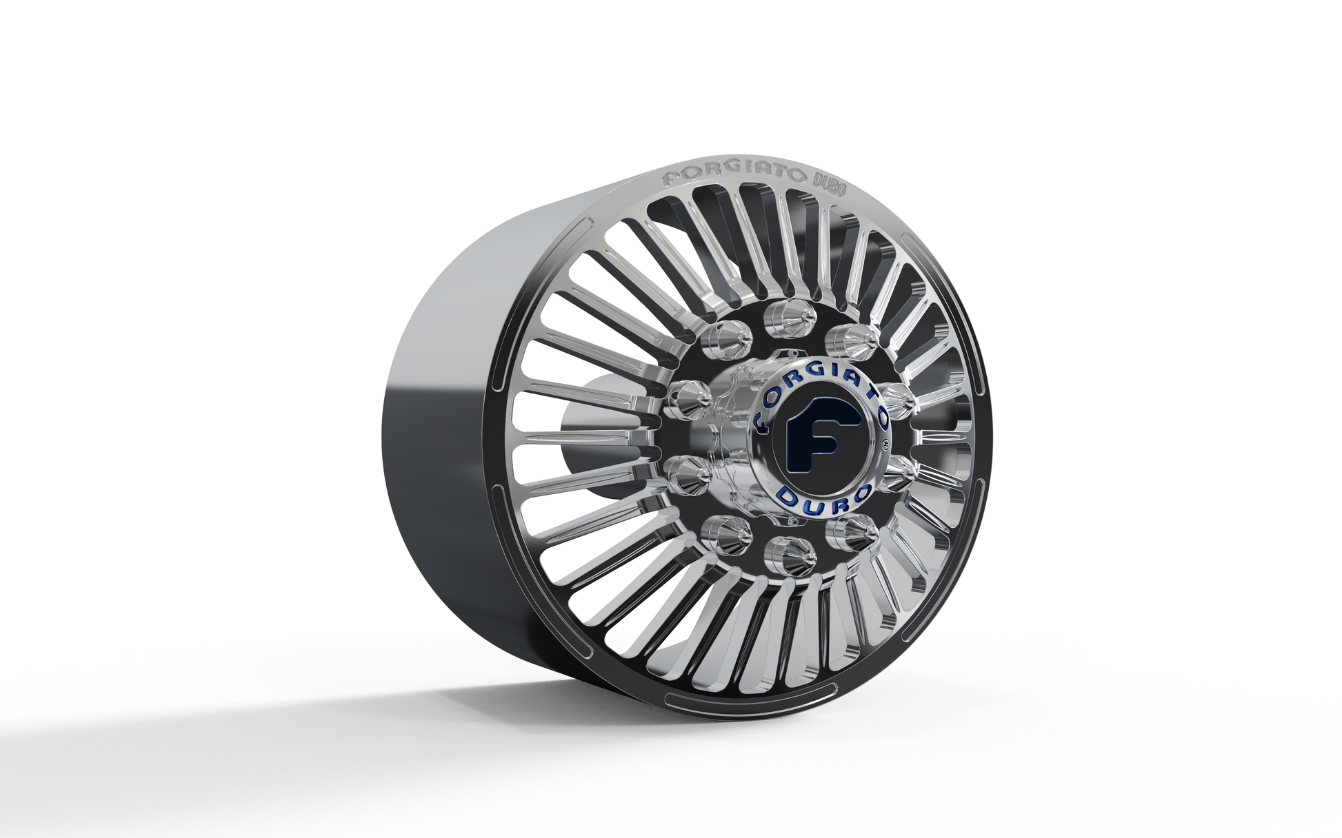 STL FILE FRONT forgiato Cablata-D DURO DUALLY WHEEL 3D MODEL - ARTISTIT