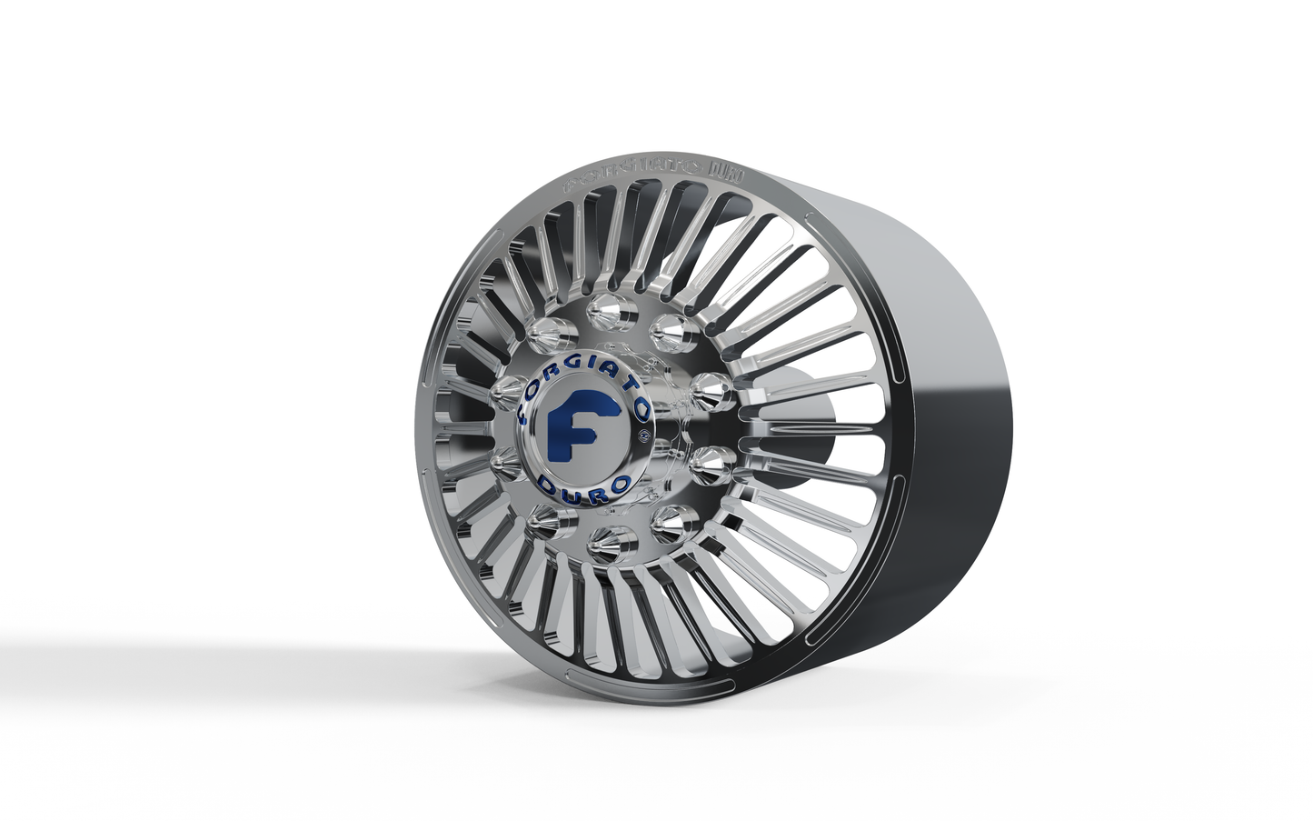 STL FILE FRONT forgiato Cablata-D DURO DUALLY WHEEL 3D MODEL - ARTISTIT