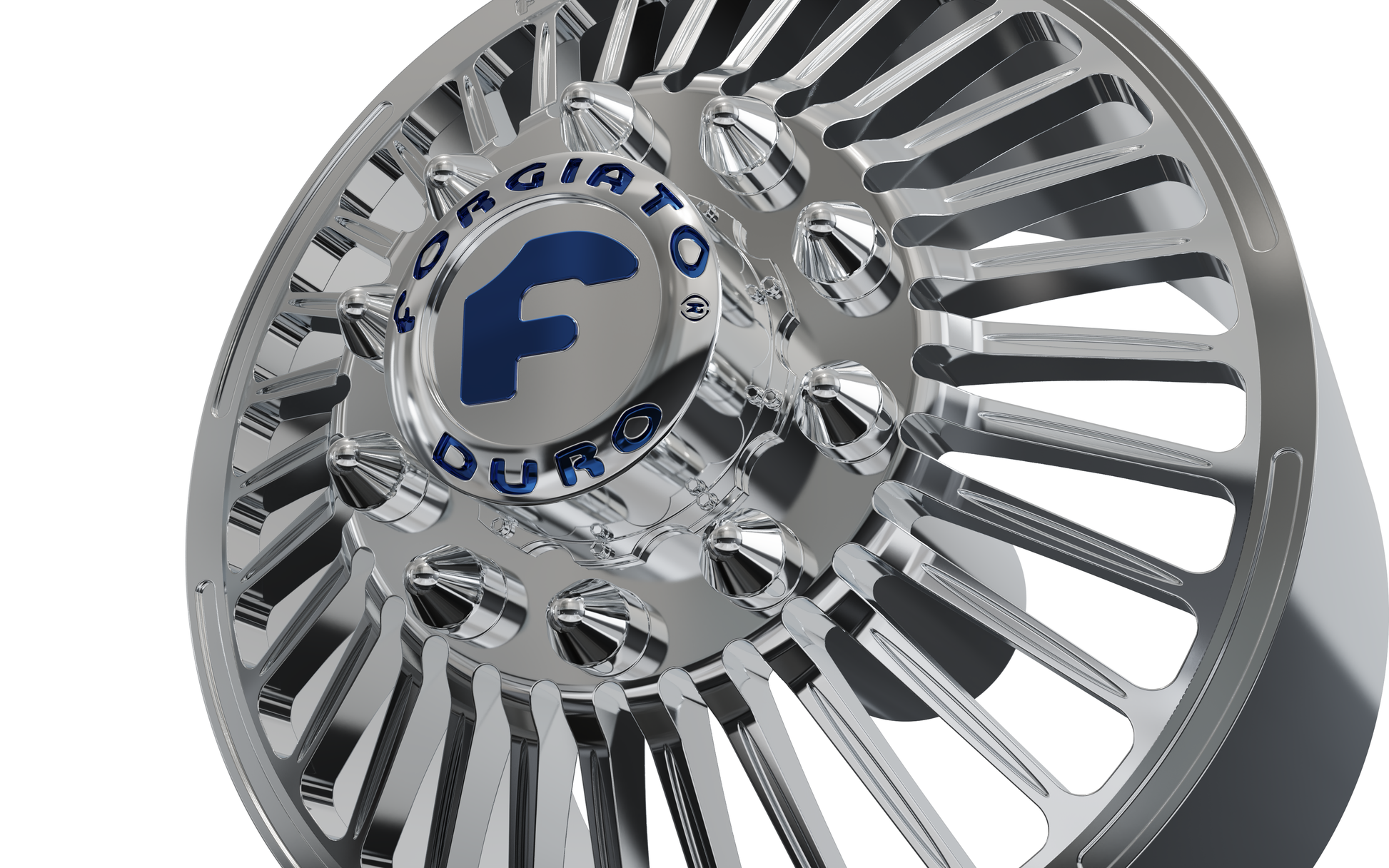 STL FILE FRONT forgiato Cablata-D DURO DUALLY WHEEL - ARTISTIT