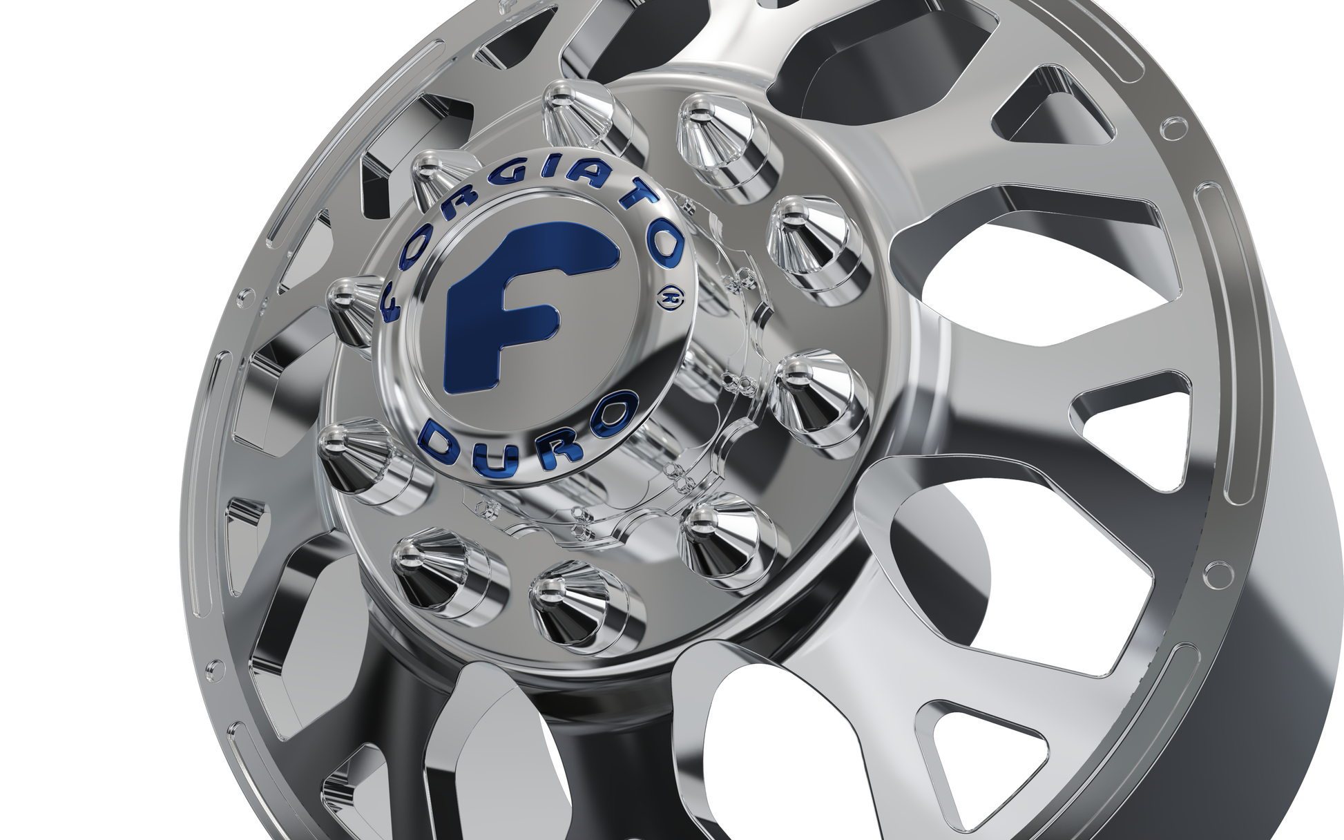 STL FILE FRONT forgiato Drea-D DURO DUALLY WHEEL - ARTISTIT