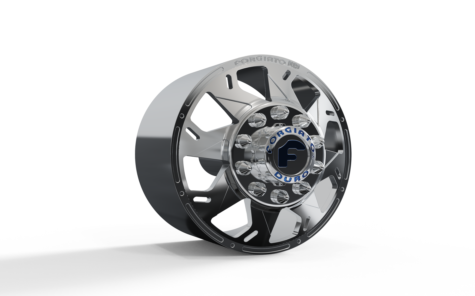 STL FILE FRONT forgiato Forata DURO DUALLY WHEEL - ARTISTIT