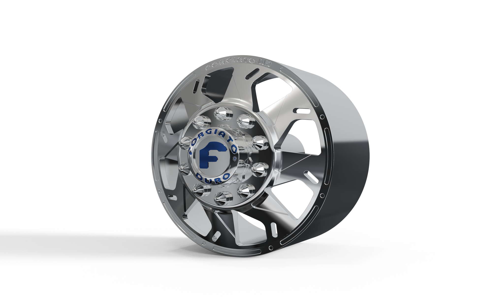 STL FILE FRONT forgiato Forata DURO DUALLY WHEEL - ARTISTIT