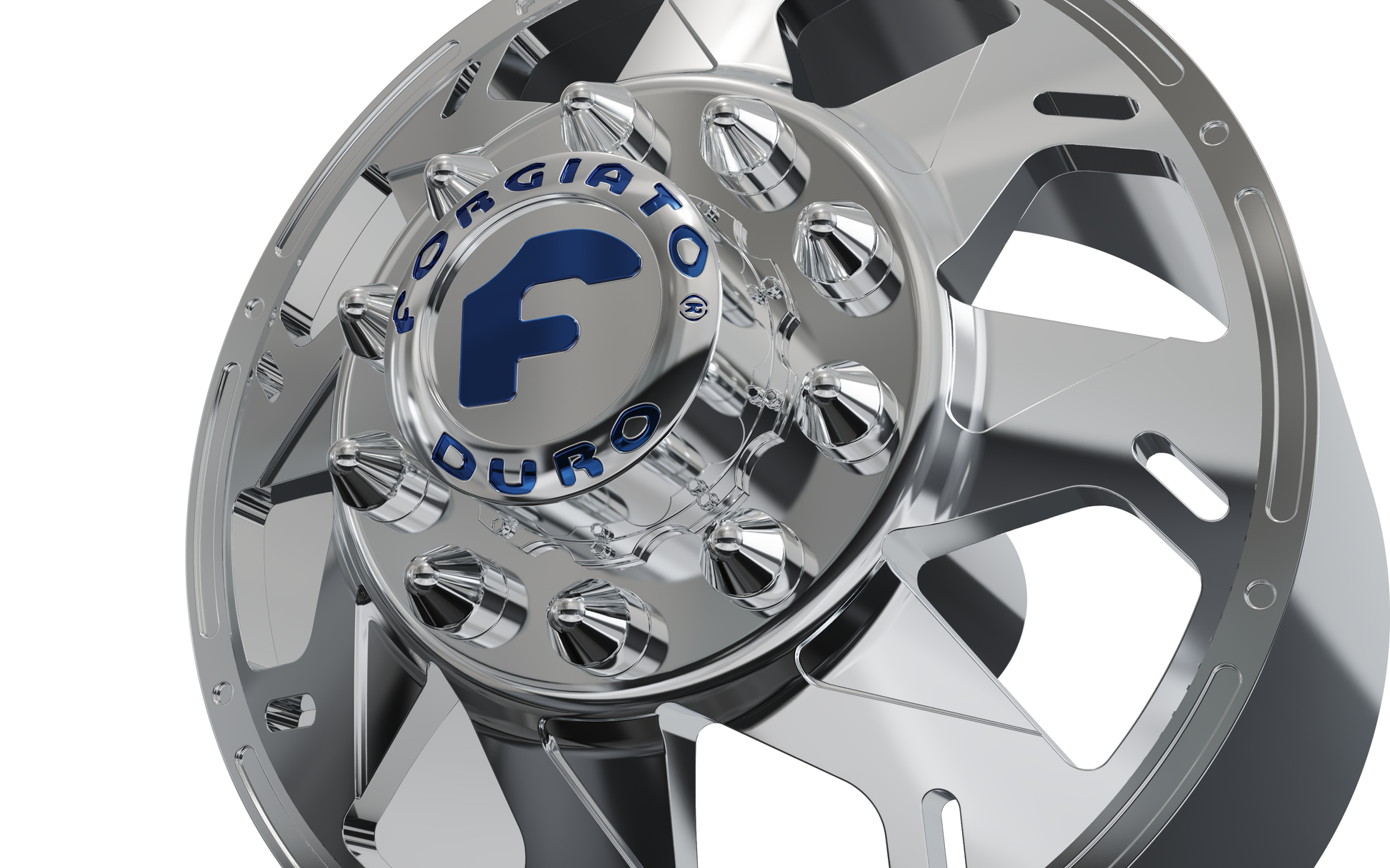 STL FILE FRONT forgiato Forata DURO DUALLY WHEEL - ARTISTIT