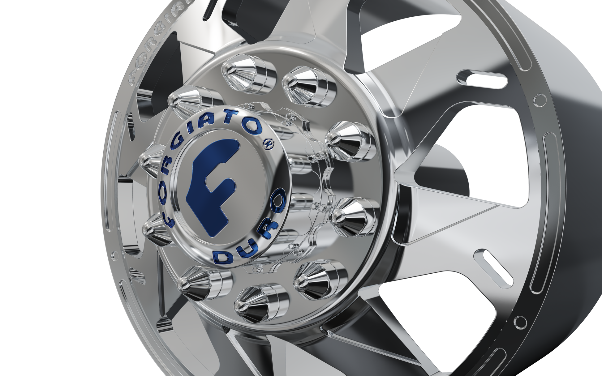 STL FILE FRONT forgiato Forata DURO DUALLY WHEEL - ARTISTIT