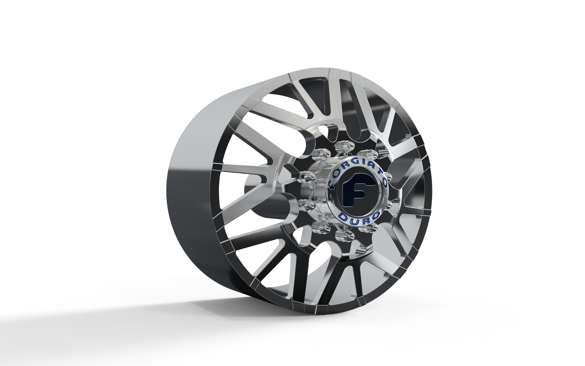 STL FILE FRONT forgiato Twisted Maglia-D DURO DUALLY WHEEL - ARTISTIT