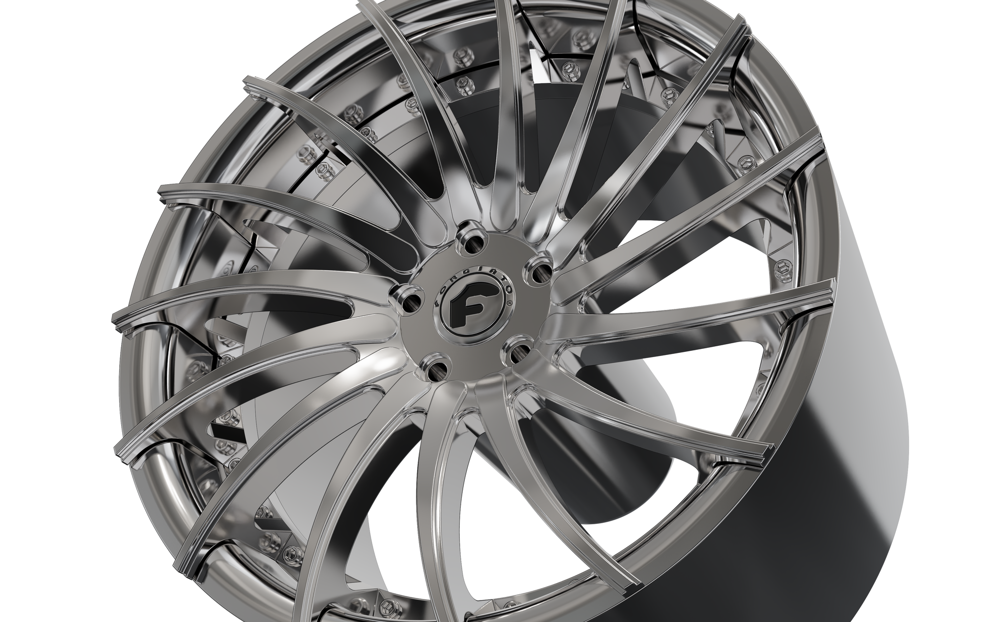 STL FILE forgiato Wade-ECL concave wheel 3d model - ARTISTIT