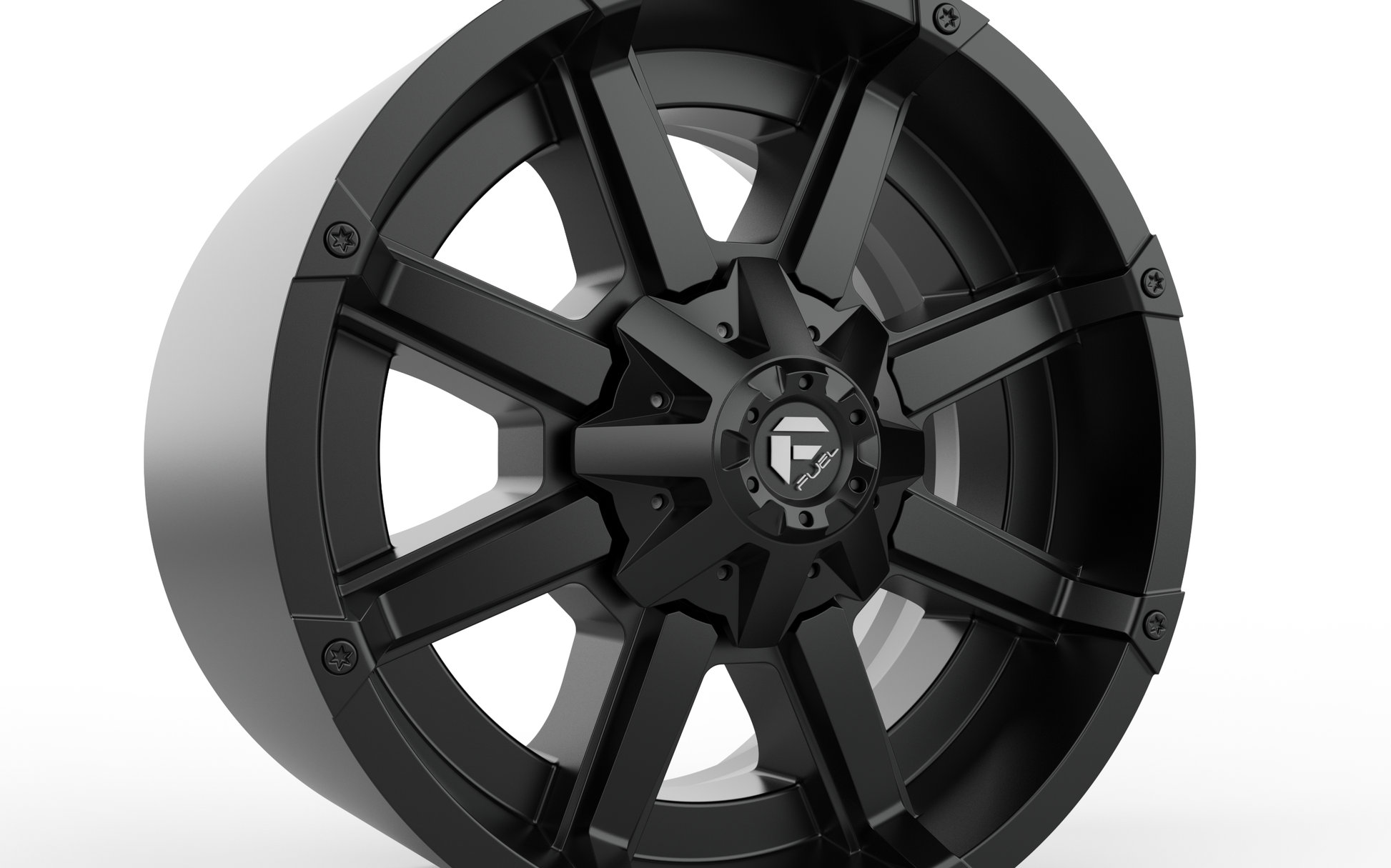 STL FILE FUEL OFF-ROAD front coupler WHEEL 3D PRINT MODEL - ARTISTIT