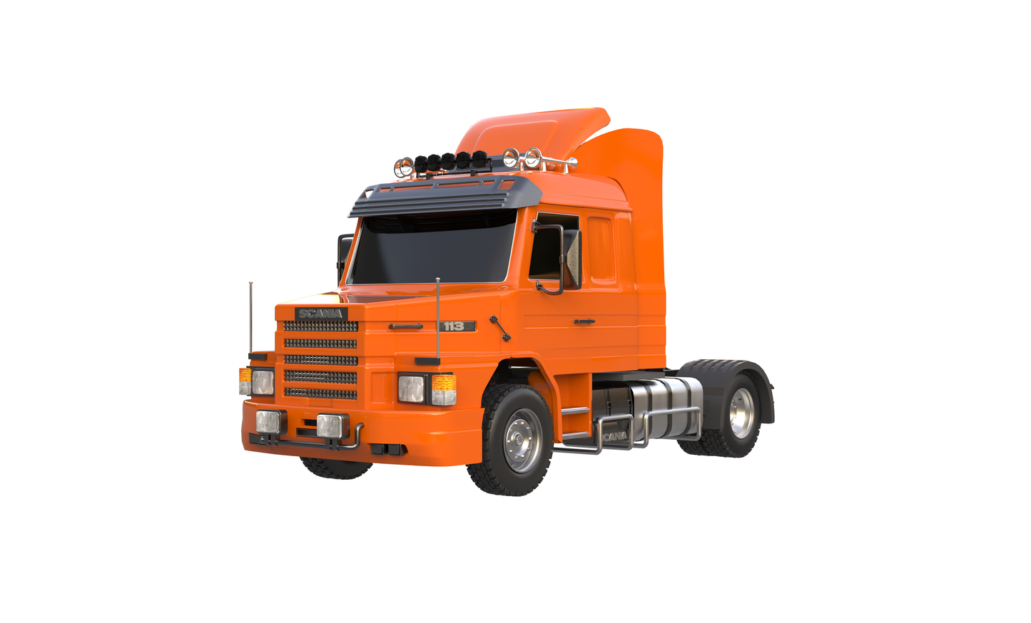 STL FILE SCANIA T 113 H 1993 TRUCK - ARTISTIT