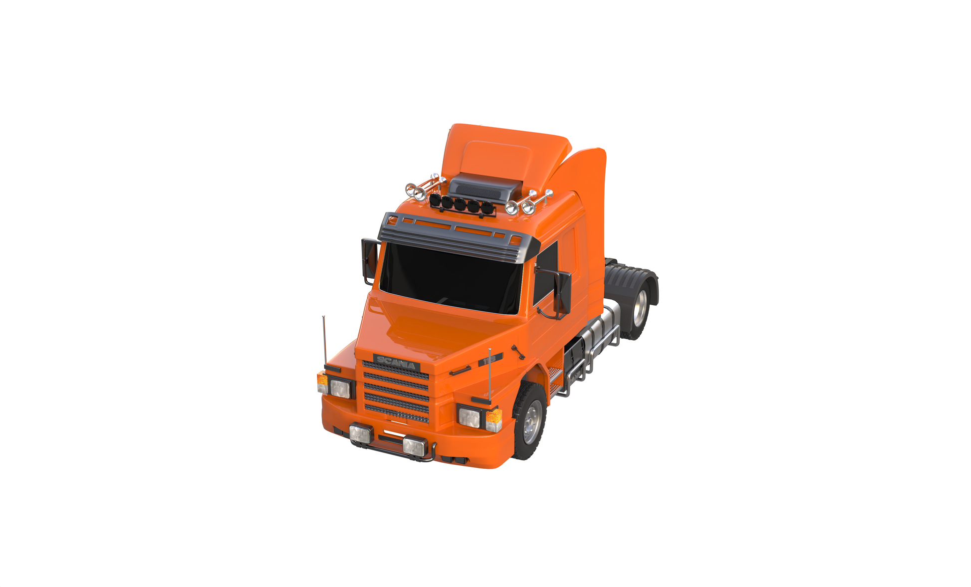 STL FILE SCANIA T 113 H 1993 TRUCK - ARTISTIT