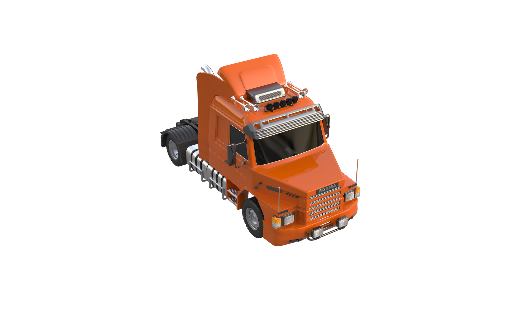 STL FILE SCANIA T 113 H 1993 TRUCK - ARTISTIT